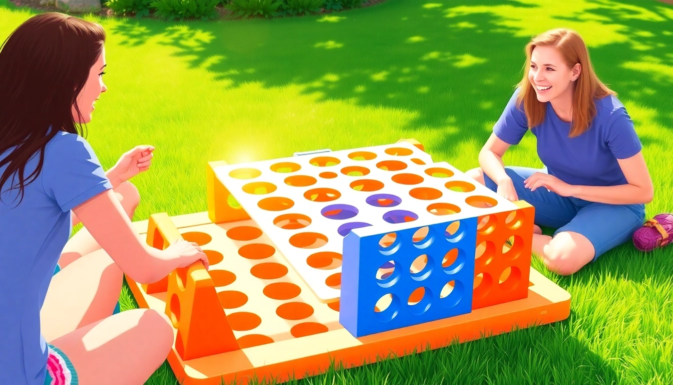 Engage Friends and Family with the Exciting Connect Four Yard Game for Your Outdoor Events