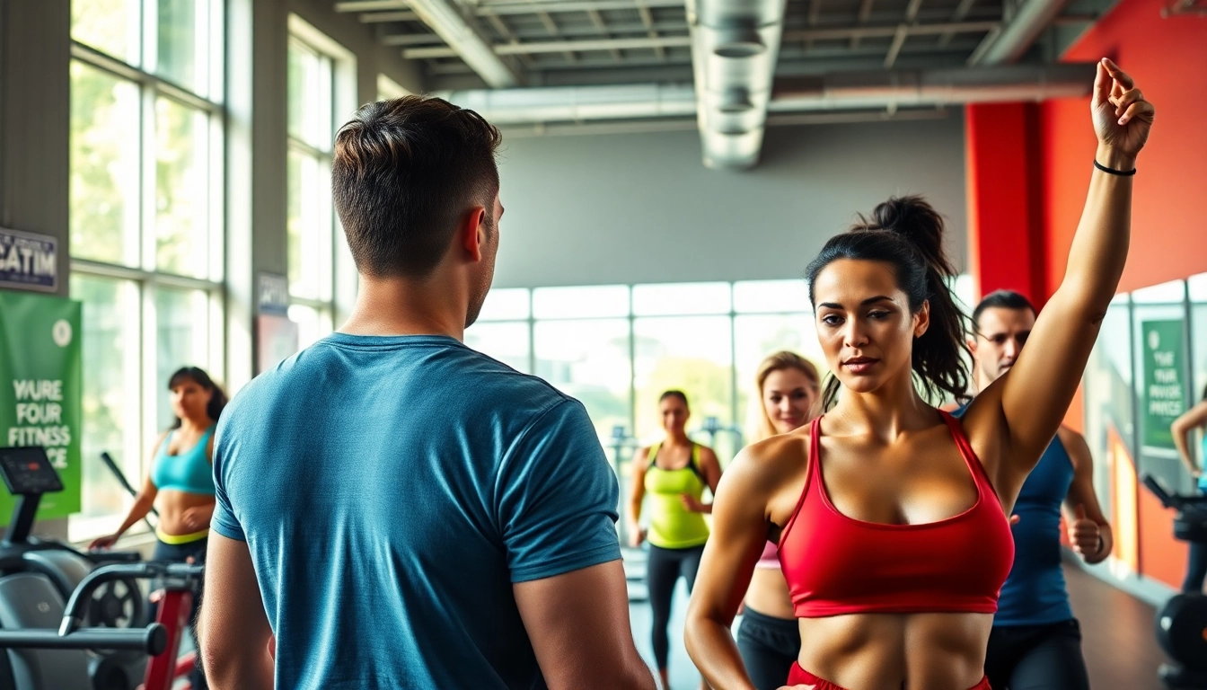 Experience the best gym in Jersey City with a diverse group actively working out together.