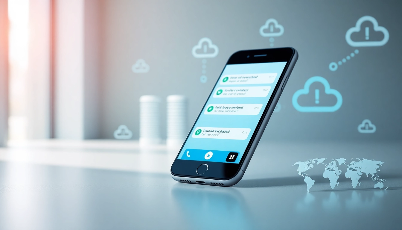 Engaging visual demonstrating smsvpa virtual phone numbers enhancing SMS communication