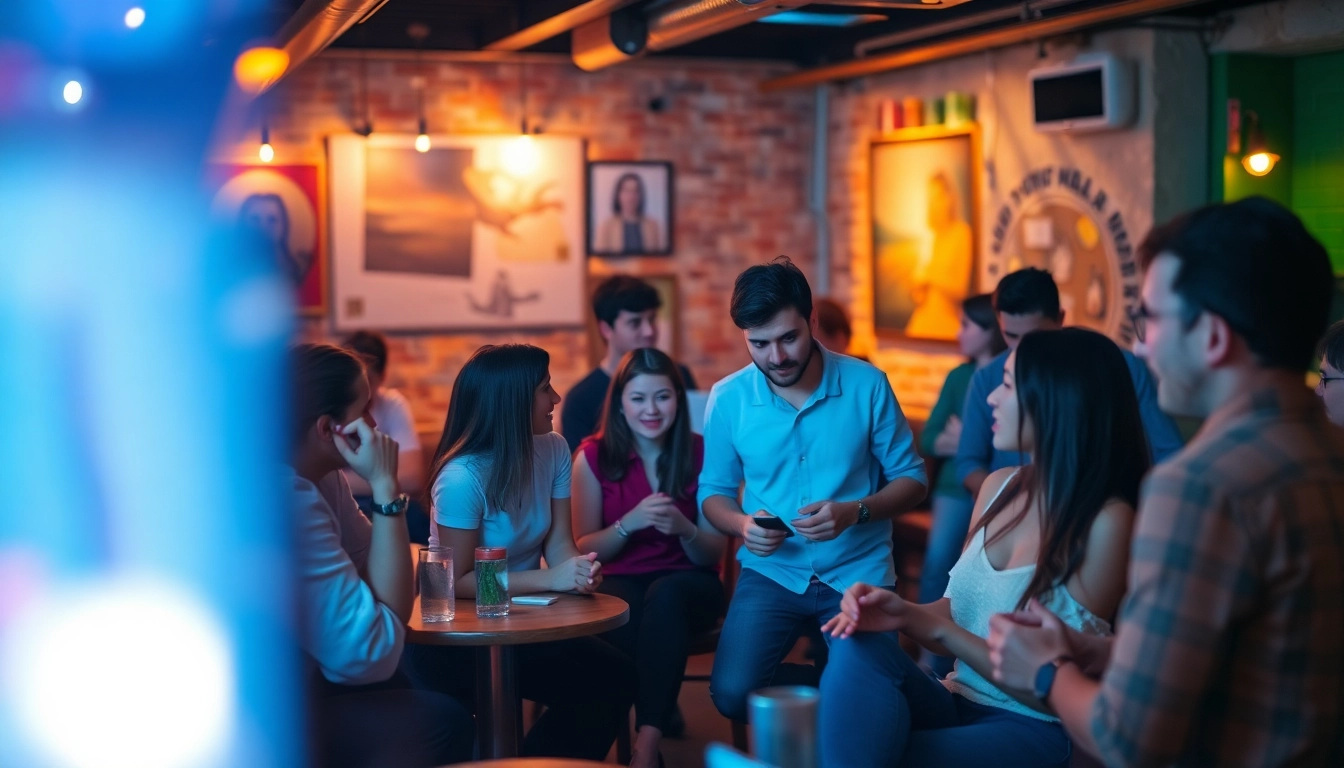 Engage in شات فله الخليج with vibrant users enjoying lively conversations in a cozy chat room.