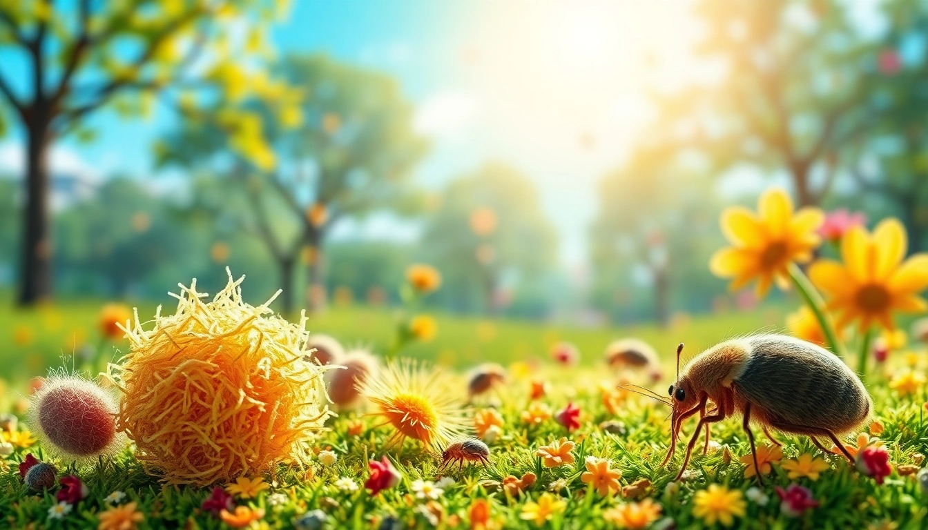 Allergien erkennen durch detaillierte Darstellung von Allergenen wie Pollen und Haustierhaaren.