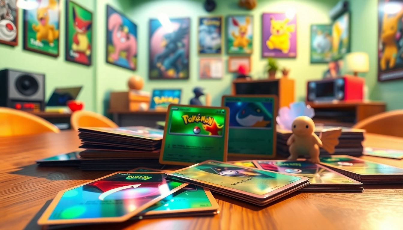 Collectors admiring real Pokémon cards in India, showcasing vibrant designs and collectibles.