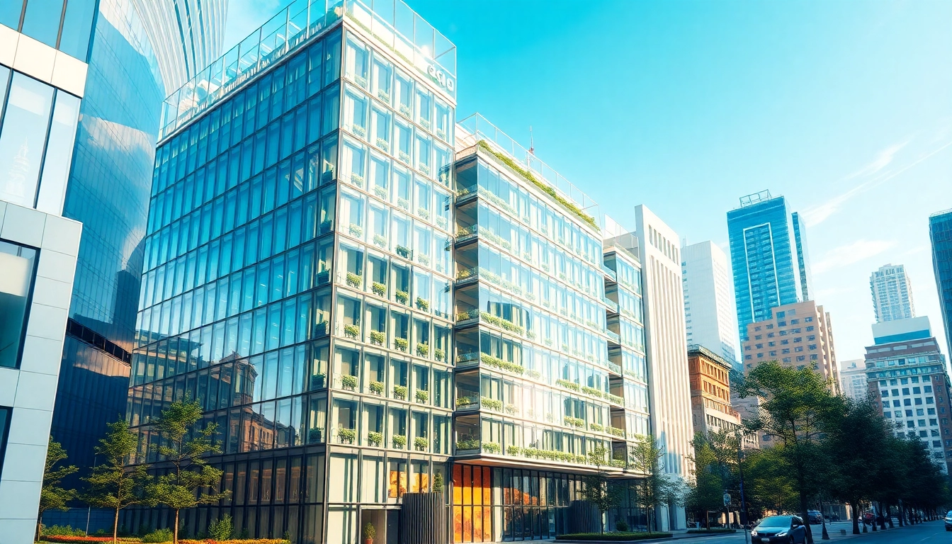 Faszination für 3D Visualisierung mit fotorealistischen Architekturelementen im urbanen Kontext.