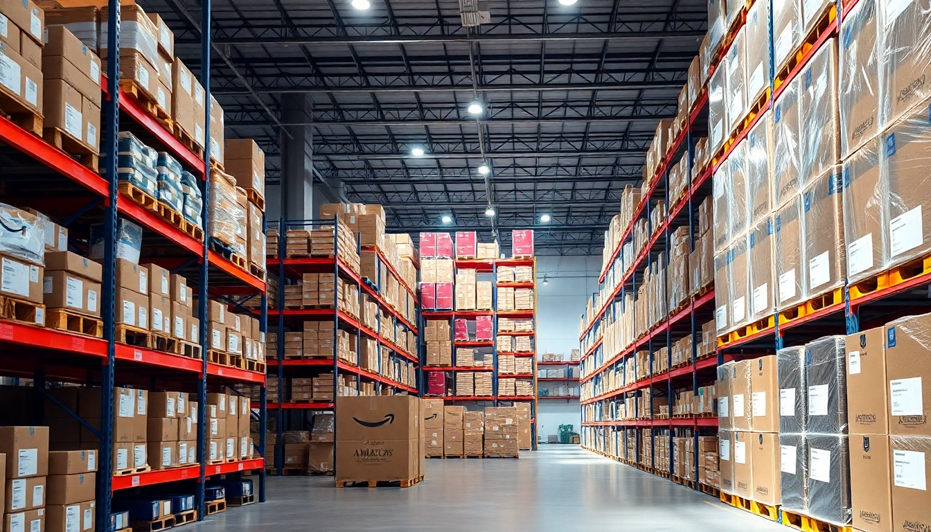 Optimize your amazon fba wholesale operations with a well-organized warehouse setup.