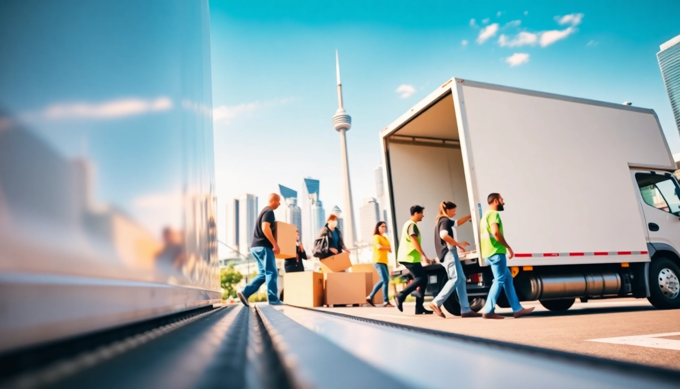 Experience the services of the Toronto best moving company as professional movers efficiently manage a city relocation.